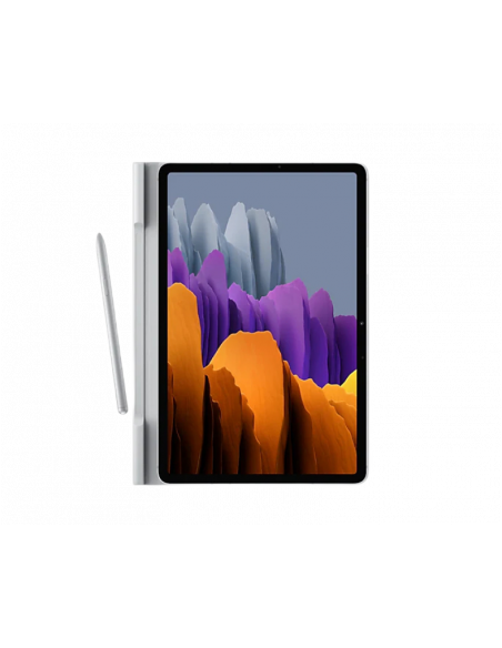 Husă pentru tabletă Samsung Tab S7 Book Cover, 11", Poliuretan, Gri deschis