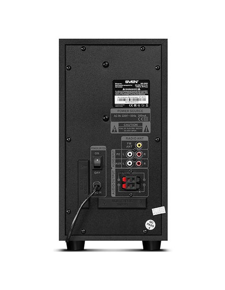 Boxe pentru calculator 2.1 SVEN MS-2050, Negru