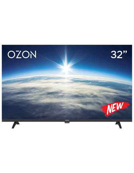 32" LED SMART TV OZON H32S6000R, 1366x768 HD, Android TV, Negru