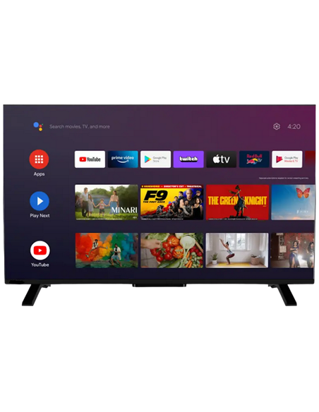 32" LED SMART TV OZON H32S6000R, 1366x768 HD, Android TV, Negru