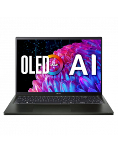 Laptop 16" Acer Swift Edge 16 OLED SFE16-44, Olivine Black, AMD Ryzen 7 8840U, 16GB/1024GB, Windows 11 Home