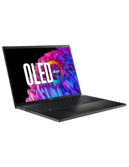 Laptop 16" Acer Swift Edge 16 OLED SFE16-44, Olivine Black, AMD Ryzen 7 8840U, 16GB/1024GB, Windows 11 Home