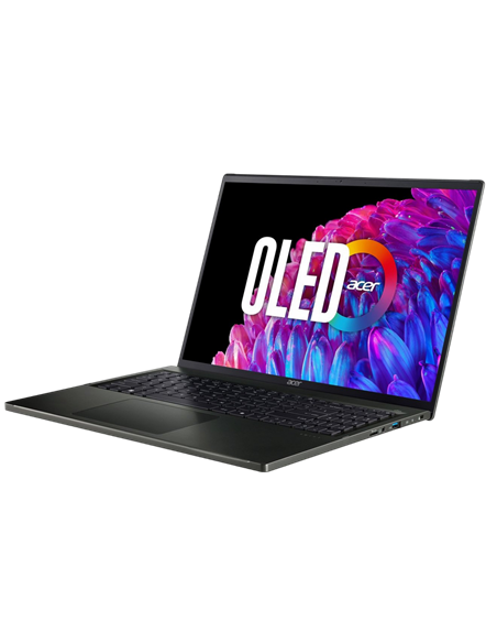 Ноутбук 16" Acer Swift Edge 16 OLED SFE16-44, Olivine Black, AMD Ryzen 7 8840U, 16Гб/1024Гб, Windows 11 Home Ноутбук 16" Acer Swift Edge 16 OLED SFE16-44, Olivine Black, AMD Ryzen 7 8840U, 16Гб/1024Гб, Windows 11 Home