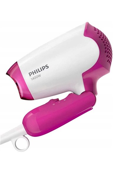 Компактный фен Philips DryCare Essential BHD003/00, 1400 Вт, Белый | Розовый Компактный фен Philips DryCare Essential BHD003/00, 1400 Вт, Белый | Розовый