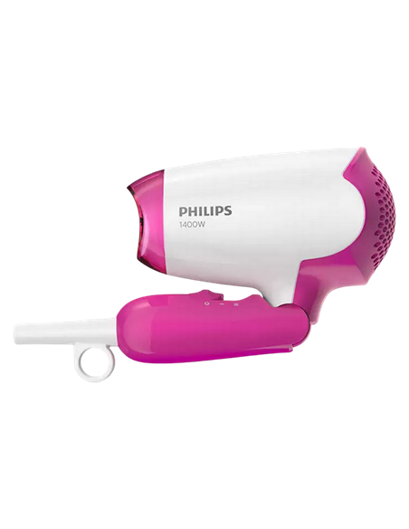 Компактный фен Philips DryCare Essential BHD003/00, 1400 Вт, Белый | Розовый Компактный фен Philips DryCare Essential BHD003/00, 1400 Вт, Белый | Розовый