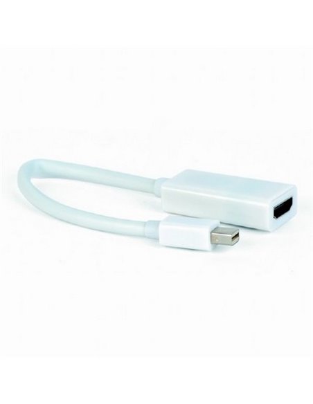 Adaptor Video Cablexpert A-mDPM-HDMIF-02-W, MiniDP (M) - HDMI (F), 0,15m, Alb