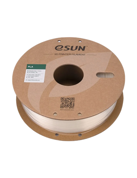 Filament pentru imprimantă 3D ESUN PLA Transparent, 1.75 mm, 1kg