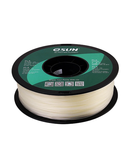 Filament pentru imprimantă 3D ESUN PLA Transparent, 1.75 mm, 1kg