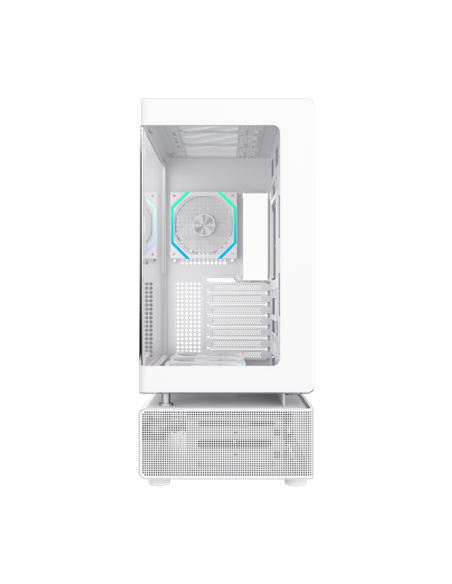 Carcasă PC Gamemax N80 WH, Midi-Tower, Fără PSU, Alb