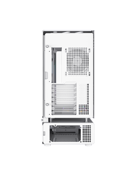 Carcasă PC Gamemax N80 WH, Midi-Tower, Fără PSU, Alb