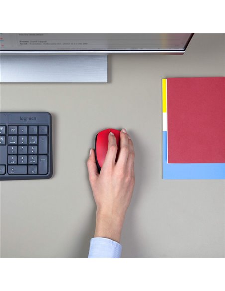 Mouse Wireless Logitech M171, Roșu