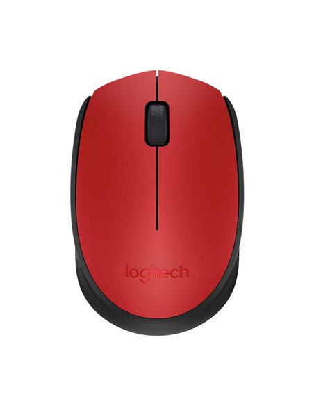 Беcпроводная мышь Logitech M171, Красный
