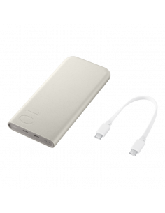Портативное зарядное устройство Samsung Super Fast Charging, 10000мА·ч, Бежевый 2