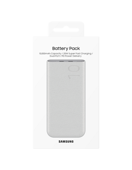 Acumulator extern Samsung Super Fast Charging, 10000mAh, Bej