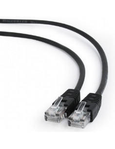 Patch cord Cablexpert PP22-2M/BK, Cat5e FTP, 2m, Negru 2
