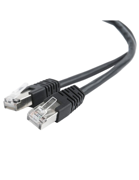 Патч-корд Cablexpert PP22-2M/BK, Cat5e FTP, 2м, Чёрный
