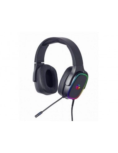 Игровая Гарнитура Gembird GHS-SANPO-S300, Проводной аналоговый, Чёрный
