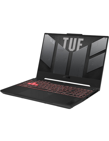 Laptop Gaming 15,6" ASUS TUF Gaming A15 FA507NUR, Mecha Gray, AMD Ryzen 7 7435HS, 16GB/1024GB, Fără SO