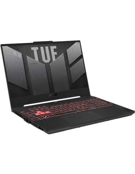 Laptop Gaming 15,6" ASUS TUF Gaming A15 FA507NUR, Mecha Gray, AMD Ryzen 7 7435HS, 16GB/1024GB, Fără SO