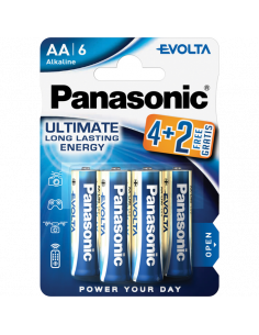 Baterii Panasonic Evolta LR6EGE, AA, 6buc.