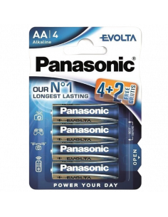 Baterii Panasonic Evolta LR6EGE, AA, 6buc. 2