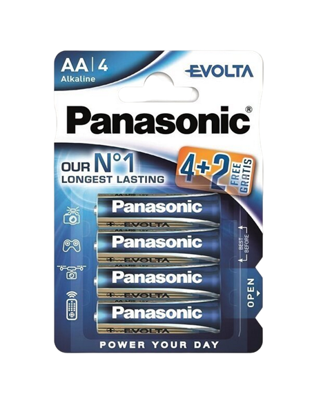 Батарейки Panasonic Evolta LR6EGE, AA, 6шт.