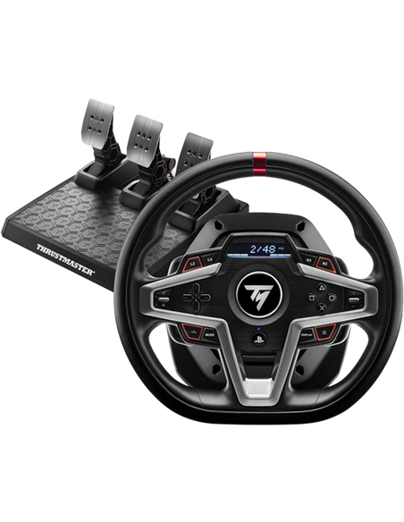 Wheel Thrustmaster T-248 for PS4, Built-in screen, 3*Force Feedback, 3-pedal magnetic pedal set Wheel Thrustmaster T-248 for PS4, Built-in screen, 3*Force Feedback, 3-pedal magnetic pedal set