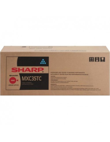 Тонер Sharp MX-C35TC, Голубой