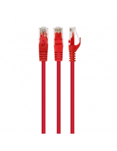 Patch cord Cablexpert PP6U-2M/R, Cat6 UTP, 2m, Roșu