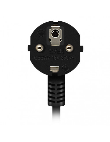Surge Protector SVEN Optima / 6 Sockets with children protection / 1,8m / Wall mountable / Black