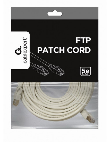 FTP Cat.5e Patch cord, 10m, Grey