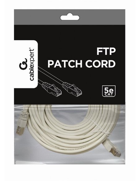 FTP Cat.5e Patch cord, 10m, Grey