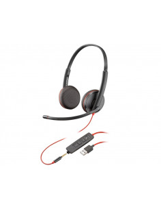 Casti Poly Blackwire 3225 / USB-C/A / Black