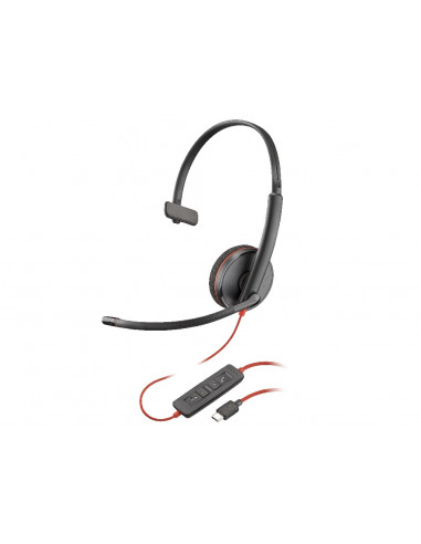 Casti Poly Blackwire 3210 / USB-C / Black