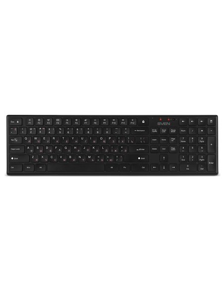 Беспроводная Клавиатура SVEN KB-C2550W, Black