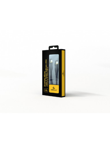 Cablu Type-C - Type-C Cablexpert CC-USB2S-CMCM-1.5M-BK / 1.5 m/ Black