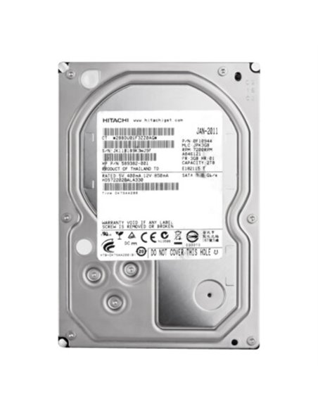 3.5” HDD Hitachi Deskstar 7K2000 / 2TB / 7200rpm / SATAII / 32MB
