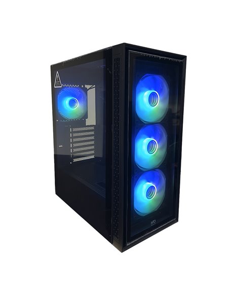 Корпус HPC C-09 / 650W / Side panel / 4x120cm ARGB fans / ATX / Black