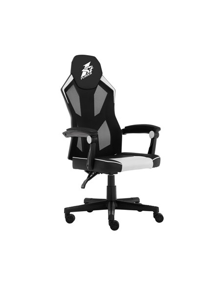 Fotoliu Gaming 1STPLAYER P01/ 120kg/ Moving armrest/ Black/White