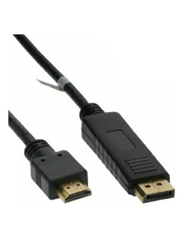 Cable DP-HDMI - 3m - Brackton DP4-HD6-0300.B, 3 m, DisplayPort 20 pin to HDMI 19 pin m/m, IC-chip for 100% transmission, 4K 6...
