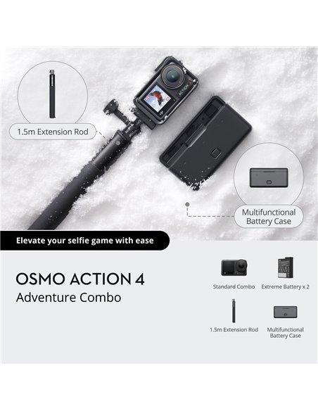 Экшн-камера DJI Osmo Action 4 Adventure Combo (CP.OS.00000270.01)