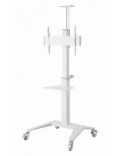 Suport de podea 37” - 70”, Gembird ”TVS-70T-02-W”, White 2