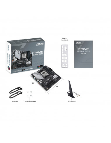 Материнская плата ASUS PRIME B650M-A WIFI II/ AM5 / B650/ DDR5/ mATX