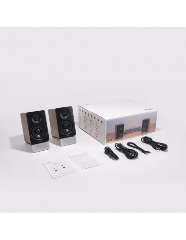 Boxe Edifier M60 Classic Oak/ 66W / Hi-Res Audio / LDAC / USB-C audio