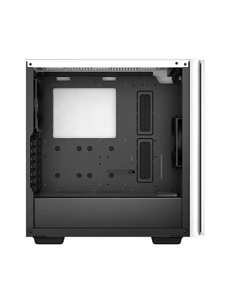 Carcasa DEEPCOOL CK500 WH / w/oPSU / Side-Window / 1x120mm / ATX / White