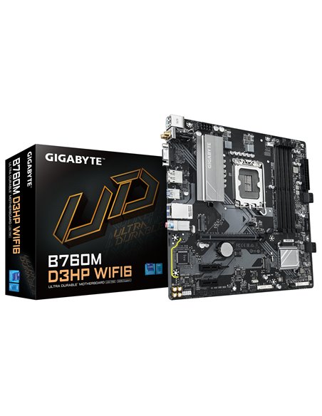 Материнская плата GIGABYTE B760M D3HP WIFI6 / 1700 / B760 / DDR5 / mATX