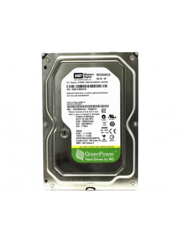 3.5” HDD Western Digital WD5000AVCS AV-GP / 500GB / IntelliPower / 16MB