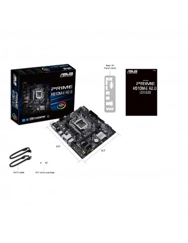 Материнская плата ASUS PRIME H510M-E R2.0 / 1200 / H470 / DDR4 / mATX