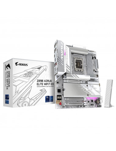 Placa de baza GIGABYTE Z890 AORUS ELITE WIFI7 ICE/ 1851/ Z890/ DDR5 / ATX