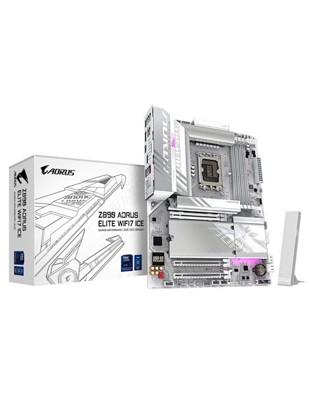 Placa de baza GIGABYTE Z890 AORUS ELITE WIFI7 ICE/ 1851/ Z890/ DDR5 / ATX